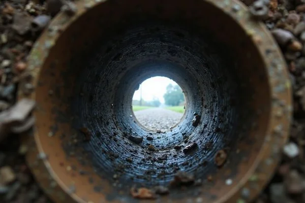 Drain Cleaning & CCTV Inspection work example 1